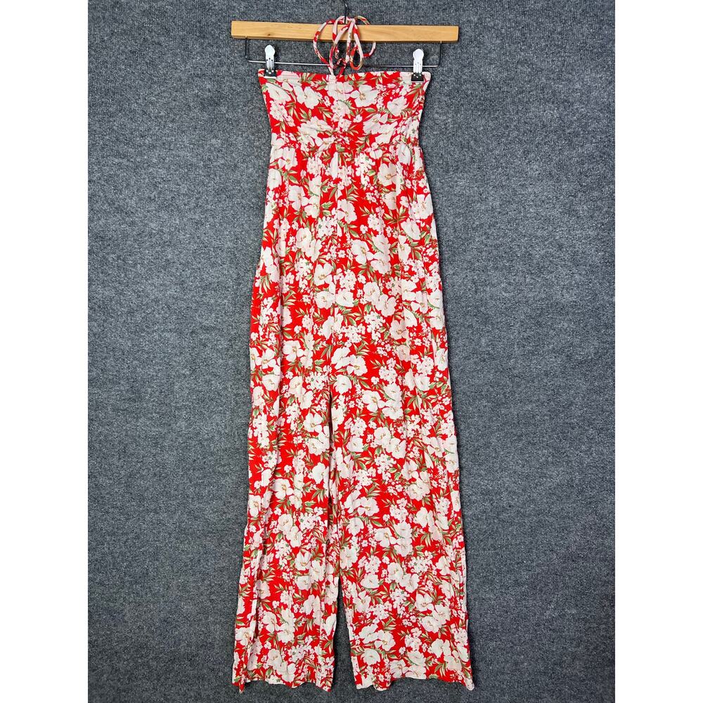 NWT American Eagle Sleeveless Wide Leg‎ Crop Jumpsuit Floral Women’s Sz XS